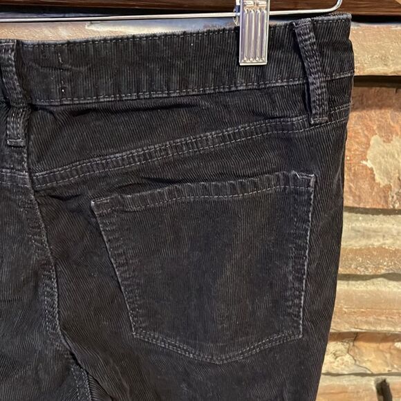Roxy Black Corduroy Low Rise Slim Pants - Picture 5 of 7